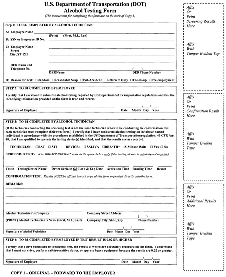 Alcohol Testing Supplies, Tamper Evident Tape, Alcohol Blow Tubes ...
